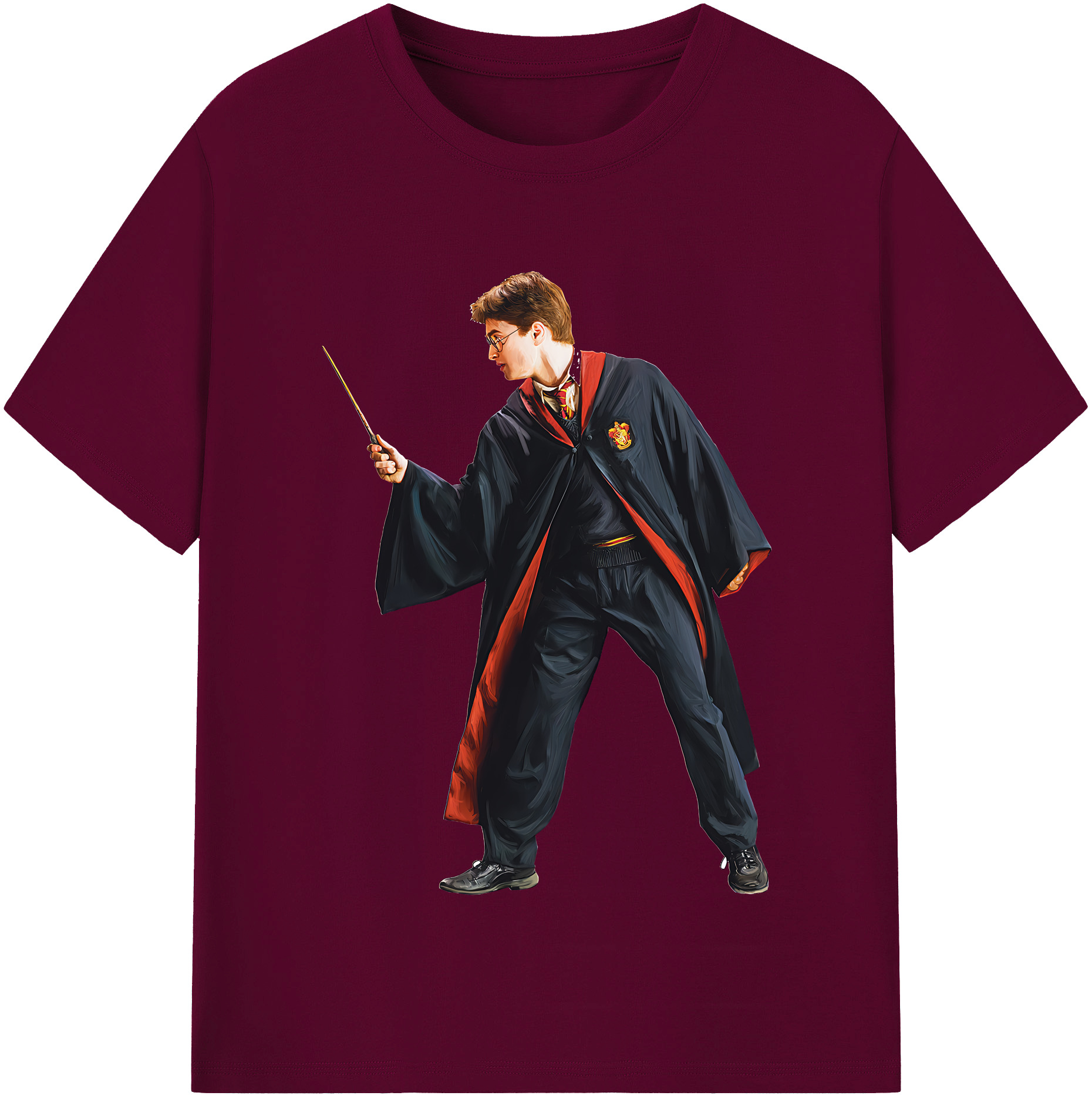 （画像用） Harry Potter ハリー・ポッターシリーズ レディースカジュアルプリントTシャツ（綿100％）